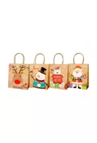 incood. Torba prezentowa 32x42x11cm papier white craft mix