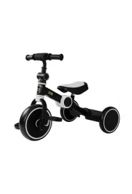Rower tr�jko�owy czarno bia�y LeanToys