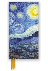 Flame Tree Notatnik Gwia�dzista noc Vincent van Gogh linia