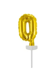 Amscan Balon foliowy mini cyfra 0 z�ota 7,5x12cm