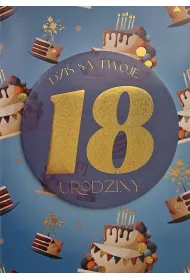 Yeku Karnet Urodziny 18 m�skie