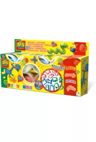 Ciasto masa zestaw 8 kolor�w + 12 foremek Ses Creative