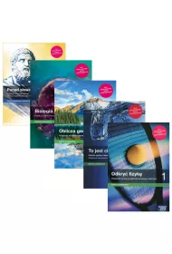 Pakiet podr�cznik�w do 1 klasy liceum og�lnokszta�c�cego i technikum: J�zyk polski, Biologia, Geografia, Chemia, Fizyka