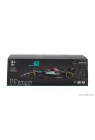 Bburago model 1:24 bolid f1 mercedes amg w15 2024 george russell 18-28063