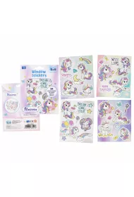 Sticker Boo Naklejki na okno Unicorn
