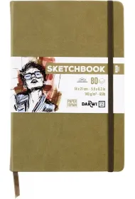 Darwi Szkicownik 14x21cm 140g khaki