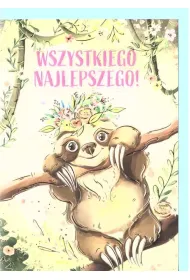 Henry Karnet A5 Urodziny - Leniwiec