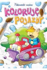 Koloruj� pojazdy. Malowanki wodne