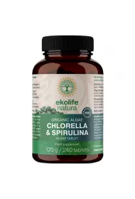 Ekolife Natura Ekologiczna Chlorella&Spirulina Suplement diety 240 tab. Bio