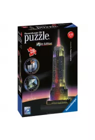 Puzzle 216 el. 3D Empire State Building noc� Ravensburger