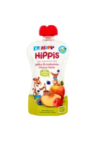 Hipp Mus owocowy Jab�ka-Brzoskwinie-Owoce le�ne po 6. miesi�cu 100 g Bio