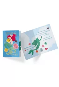 Kukartka Karnet B6 DS-061 Urodziny Syrenka Ariel