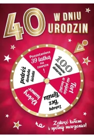 Armin Style KARNET URODZINY 40 B6 Z KOP AS GM-1066 FOL