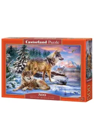 Puzzle 500 el. Wilcza kraina Castorland