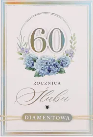 Karnet okazjonalny B6 z kopert� 60 Rocznica �lubu PAN DRAGON HM200-3411