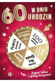 Armin Style KARNET URODZINY 60 B6 Z KOP AS GM-1070 FOL