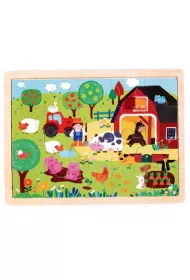 Drewniane puzzle 20 el. Farma Brimarex