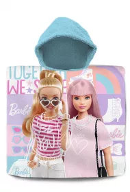 Poncho kpielowe Barbie 120x60 cm BB00016
