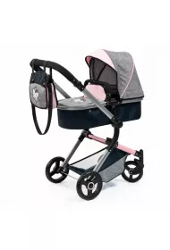 W�zek dla lalek r�owo-szary Neo Vario Bayer
