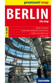 Premium! map Berlin 1:16 500 plan miasta