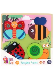 Puzzle Uk�adanka drewniana Ogr�d BAM BAM 541641
