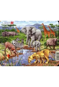 Puzzle 11 el. Zwierz�ta egzotyczne Larsen