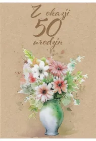 Trend Kartka okoliczno�ciowa Urodziny 50