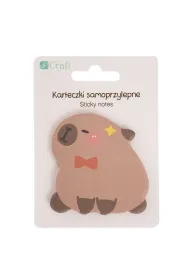Dalprint Karteczki samoprzylepne Kapibara Muszka 6.2x6cm