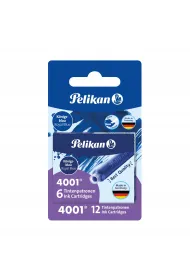 Naboje atramentowe kr�tkie 2x6szt nieb. PELIKAN