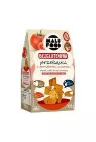 Malu Food Przekska z suszonymi pomidorami bez cukru bezglutenowa 100 g