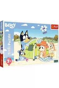Puzzle maxi 24 el. Wspaniay dzie Bluey Trefl