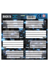 Nalepki na zeszyty Backup 8 a 58 DERFORM 25 szt.