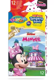 Patio Farby Colorino Kids tempera w tubach 12 ml Minnie 12 x 12 ml