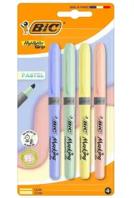 Zakre�lacz 4 kolory pastelowy BIC 302801