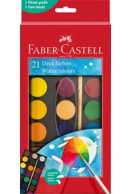 Faber-Castell Farby szkolne 21 kolor�w, 30 mm