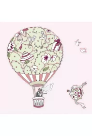 Clear Creations Karnet Swarovski kwadrat CL1901 �lub balon