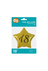 Godan Balon foliowy 18-stka gwiazda z�oty