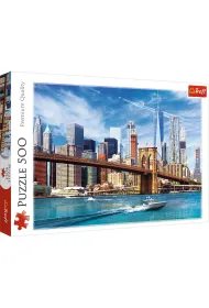Puzzle 500 el. Widok na Nowy Jork Trefl