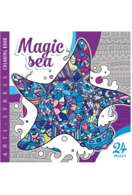 Kolorowanka antystresowa 200x200 12 kartek BR Magic Sea