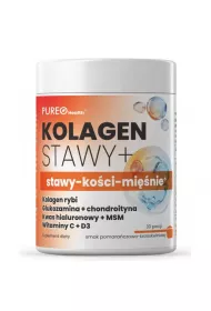 Tradix Group Pure Health Kolagen Stawy+ pomaracz brzoskwinia Suplement diety 120 g