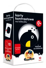 CzuCzu Karty kontrastowe na k�eczku 0mies.+