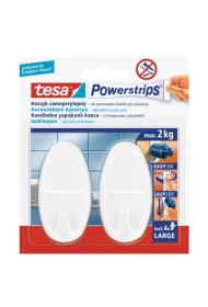 Tesa Haczyk samoprzylepny bia�y 2kg 2 szt