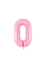 PartyDeco Balon foliowy 0 r�owy 86cm