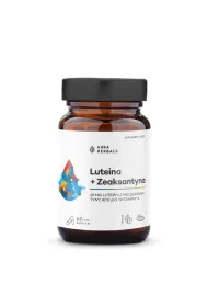 Aura Herbals Luteina + Zeaksantyna + Witamina A Suplement diety 60 kaps.