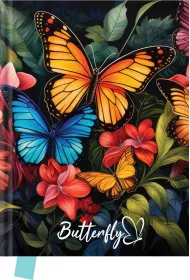 Yr Creativ Company Pamitnik Butterfly 14x18cm 80 kartek