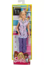 Barbie - Lalka piel�gniarka Mattel