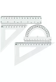 Grand Zestaw geometryczny transparent 4 elementy