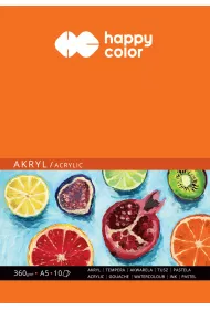 Happy Color Blok do akrylu ART A5 360g 10 kartek