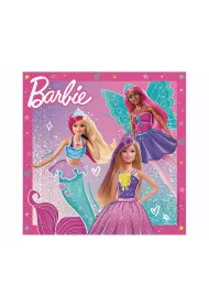 Procos Serwetki papierowe Barbie Fantasy 33x33cm