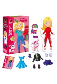 Puzzle Magnetyczna Ubieranka. Alice And Polly Roter Kafer